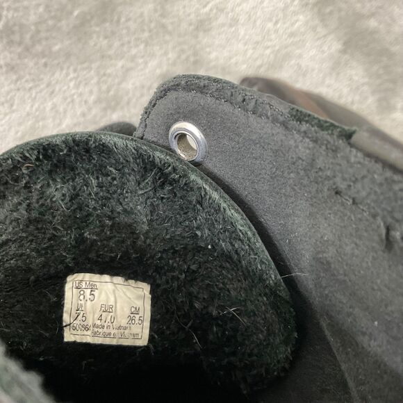 Vans Men's 8.5 High-Top Lace-Up Skater non canvas Boot 500664 Black - Picture 4 of 12